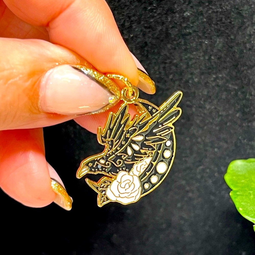 Stunning EAGLE Enamel charm